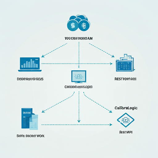 Data flow diagram between WinOLS and CalibraLogic REST API