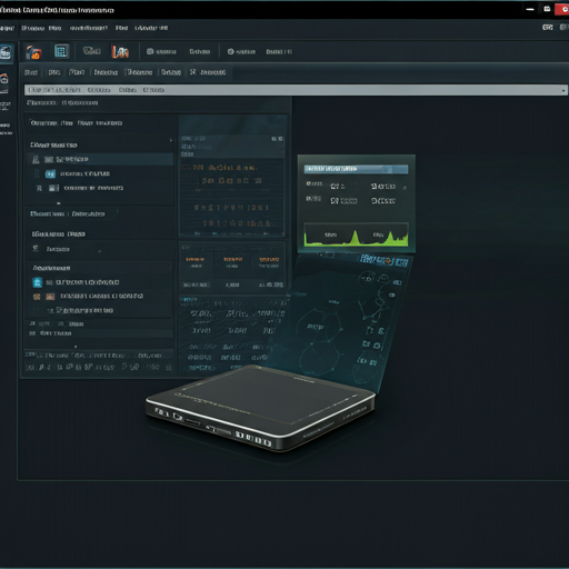 WinOLS tuning software interface with CalibraLogic AI dashboard overlay